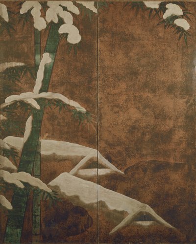 Bamboo in the snow by Mitsuyoshi Tosa